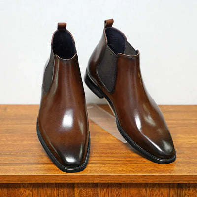 JansenStyle™ Blake | Verfijnde Leren Chelsea Boots