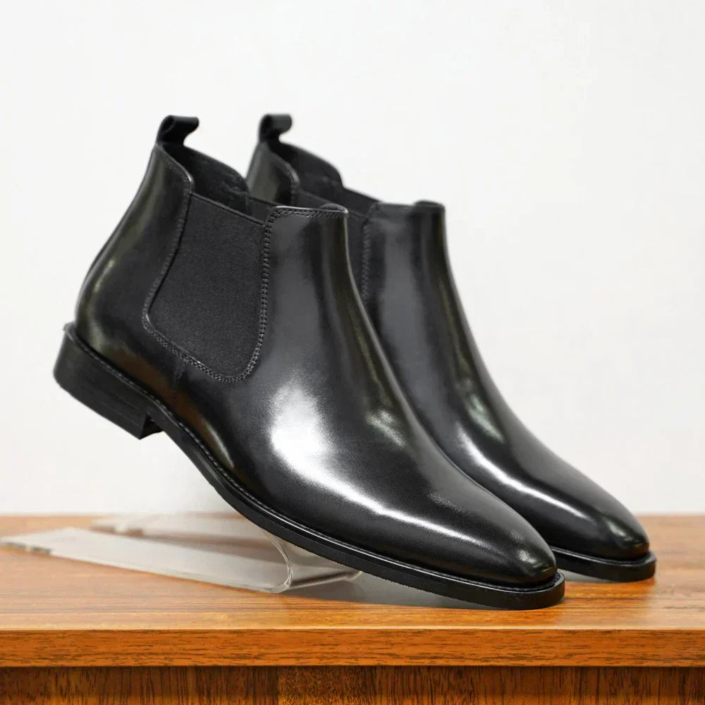 JansenStyle™ Blake | Verfijnde Leren Chelsea Boots