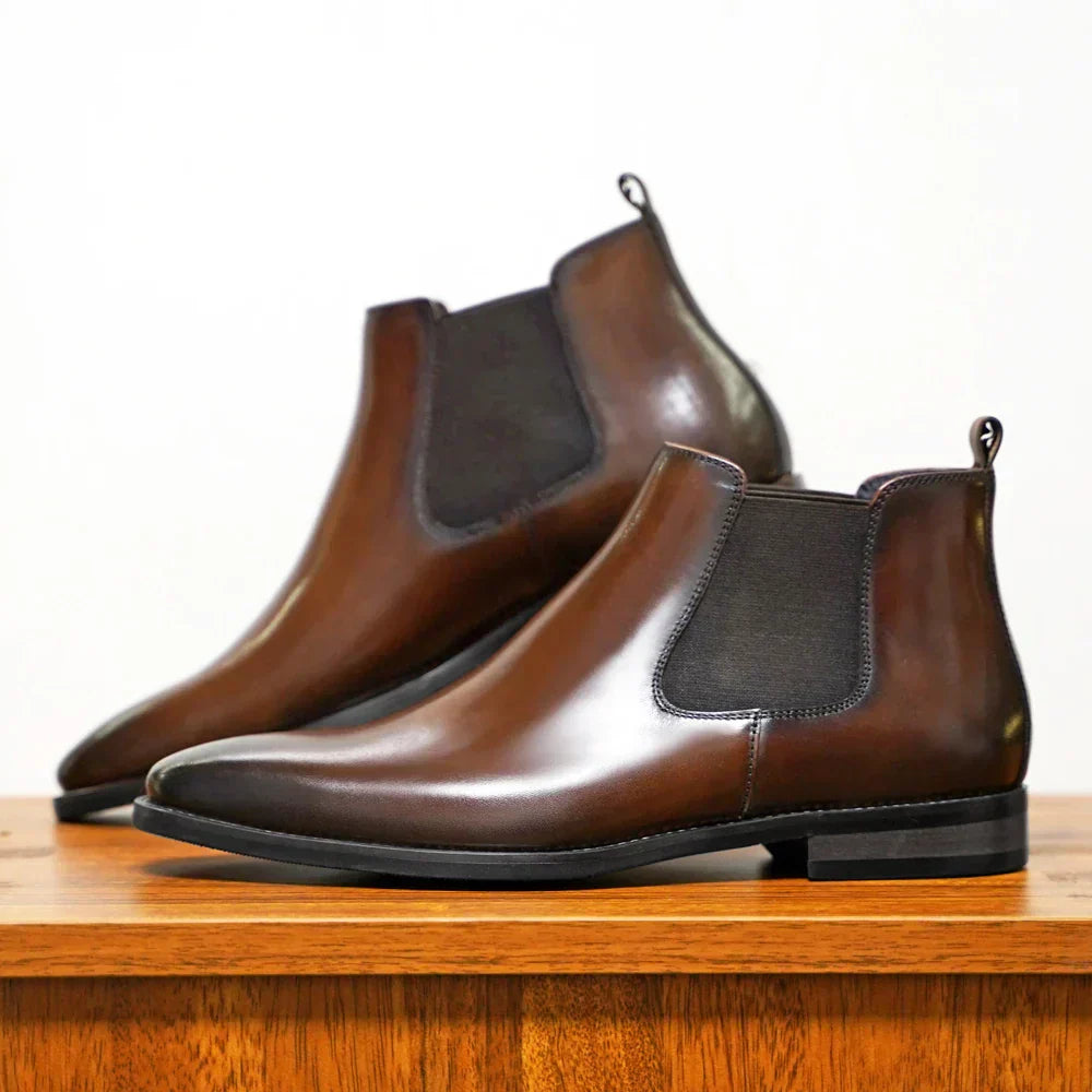 JansenStyle™ Blake | Verfijnde Leren Chelsea Boots